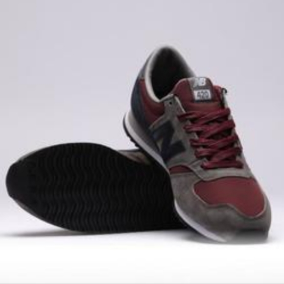 New Balance 420 Series Cozy Breathable Low Tops Casual Gray Red - Picture 2 of 10
